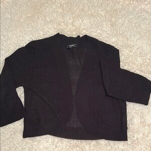 Women's Black Cardigan Sweater